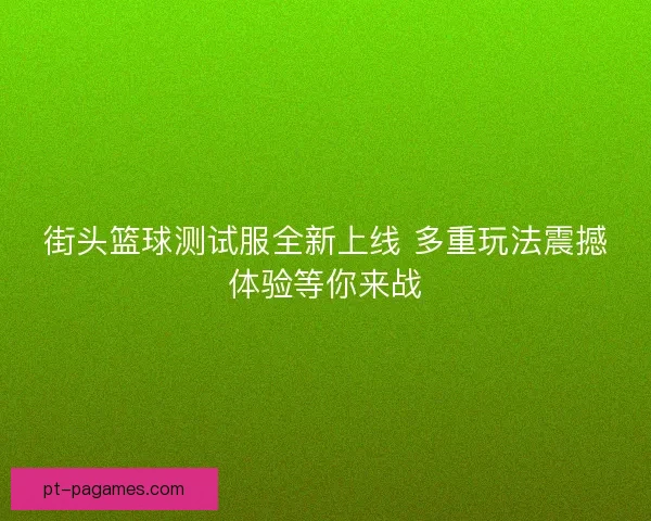 街头篮球测试服全新上线 多重玩法震撼体验等你来战